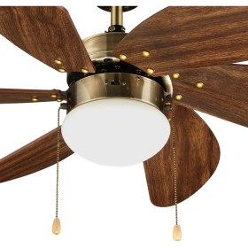 Resim Raks PF32 Aydınlatmalı Tavan Vantilatörü Koyu Kahve 