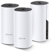 Resim Zebaroom Tp-lınk Deco-e4-3p (3 Pack) Dualband Ac1200 370m2, 2 Fast Port Home Mesh 