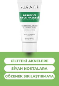 Resim Licape besleyici gece maskesi ( çay ağacı özlü ) 50ml 