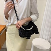Resim Sevgililer Günü özel baskı - 3 renk seçeneği - fiyonklu omuz çantası, şık çapraz çanta, ofis, iş, işe gidiş-geliş, seyahat ve dışarı çıkma için uygun, ona mükemmel Sevgililer Günü hediyesi, modaya uygun kadın çantası 