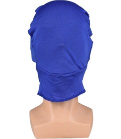 Resim Maiyame Mavi Elastik Fiber Fotoğraf Çekim Kafa Tulumu - Tek Beden Arka Plan Ayırma 