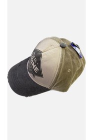 Resim İşnar Kostan Aksesuar Unisex Eskitme Kot Spor Şapka 