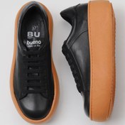 Resim Bueno Shoes Siyah Turuncu Deri Kadın Sneakers 01wv5507 