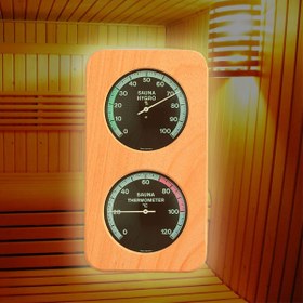 Resim Sevgift TFA 40.1004 Sauna Sıcaklık ve Nem Ölçer (Termometre ve Higrometre) 