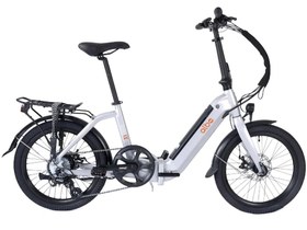 Resim Alba Fold X Step Thru Katlanır Elektrikli Bisiklet (Gümüş) Hd 