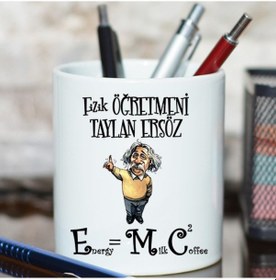 Resim Fizik Öğretmeni Hediye Isimli Einstein Kalemlik 
