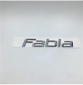 Resim Skoda Fabıa Arka Bagaj Yazısı 