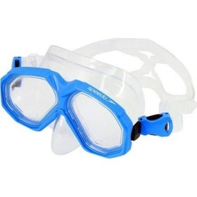 Resim Speedo Sol25002c-tcbk Au Dual Lenses Mask With Snrkl Unisex Şnorkel Set Mavi 