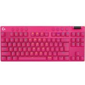 Resim G Pro X TKL Lıghtspeed RGB Oyuncu Klavyesi - Pembe Logitech