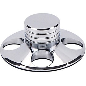 Resim Monyee Gümüş Metal Lp Çalar Disk Stabilizatörü - Titreşim Azaltıcı, Hız Sabitleyici, Ses Kalitesini Artırıcı Aksesuar 10.1" 