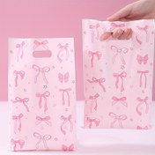 Resim 10/25/50 adet, Pembe Fiocco Hediye Çantaları, Parti Temalı Taşıma Çantaları, Partiye Özel Plastik Hediyelik Torbalar, Doğum Günü Partisi Süslemeleri, Prenses Teması Parti Dekorasyonu, Düğün Duşu Dekoru, Hediye Paketleme Malzemeleri 