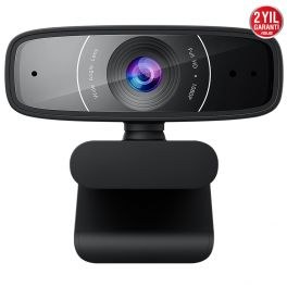 Resim Asus Webcam C3 Full HD Mikrofonlu PC Kamerası 