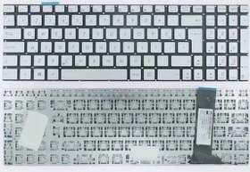 Resim Asus N76VB Uyumlu Notebook Klavyesi - Silver - TR 