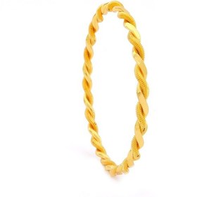 Resim Ferizz Altın Kaplama 2Li Adana Burması Bilezik 6.5 Mm Blz-3021 Altın 
