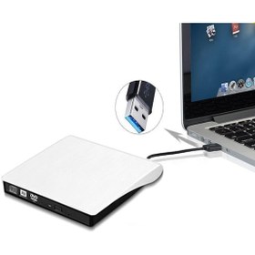 Resim Harici Dvd-Rw Slim Usb 3.0 - Beyaz 