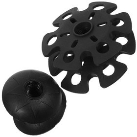 Resim 4 Adet Açık Hava Tırmanma Yürüyüş Baton Ucu Kar Tanesi Diski Yürüyüş Baton Koruması Çok Renkli 