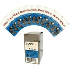 Resim Remcell 10 Paket 675 Numara Kulaklık İşitme Cihazı Pili 