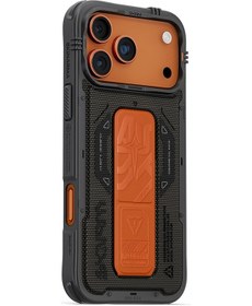 Resim İphone 17 Pro Max Uyumlu Kılıf Skinarma M-safe Şarj Özellikli Airbag Standlı Phantom Kapak Yeşil 