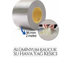Resim 96 mm Su ve Hava Izolasyon Bandı, 2 Metre, Dayanıklı ve Esnek Malzeme 