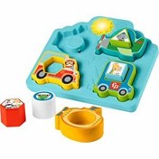 Resim Fisher Price Sesli ve Işıklı Arabalar Puzzle HRP31 