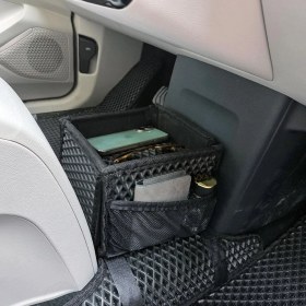 Resim Togg T10X Konsol Arası Organizer Çanta Fileli Eşya Koyma Kutusu Bod Siyah 