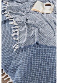 Resim Rebeka Lacivert Alice Model - Çift Kişilik Pike 200 x 230 CM 