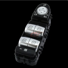 Resim Otobalcı Mercedes S400 Sol Ön Cam Açma Düğmesi 2016-2019 Siyah 