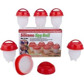 Resim Silikon Yumurta Haşlama Kabı 6lı Set 