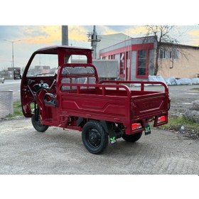 Resim Volta VT5 2024 Elektrikli Damperli 3 Teker Kasalı Yük Taşıma Kırmızı 
