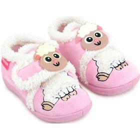 Resim Gezer Bebe Kız Çocuk Kışlık Cırtlı Ayarlanabilir Günlük Okul Kreş Panduf Ayakkabı Ga2kbm.03362.00.r90.b42 Pembe 