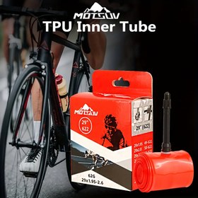 Resim TPU Dağ Bisikleti İç Lastik Seti, Fransız Valfli 26, 27.5 ve 73.66 cm Tekerlekler için Ultra Hafif TPU Lastik, MTB için Uygun 