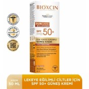 Resim Bioxcin Sun Care Lekeye Eğilimli Ciltler için Spf50+ Güneş Kremi 50ml 