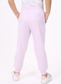 Resim Toontoy Kız Çocuk Beli Paçası Ribanalı Cepli Basic Jogger Eşofman Altı 2 İplik 