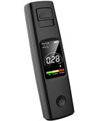 Resim Skycity Taşınabilir Alkol Testeri - Usb Şarjlı, Dokunsuz Üfleme Algılama, Yüksek Hassasiyetli Sensör, Sesli Alarm, Siyah, İngilizce Versiyon 