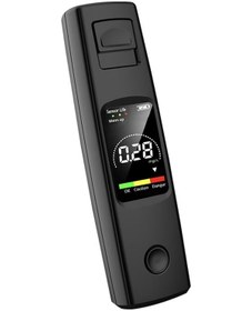 Resim Skycity Taşınabilir Alkol Testeri - Usb Şarjlı, Dokunsuz Üfleme Algılama, Yüksek Hassasiyetli Sensör, Sesli Alarm, Siyah, İngilizce Versiyon 