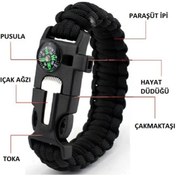 Resim TTT Çok Amaçlı Hayatta Kalma Bilekliği 
