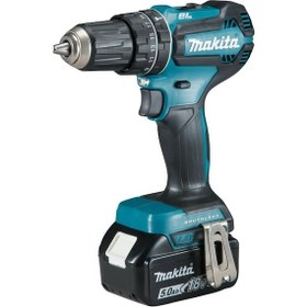 Resim Makita DHP485RTJ 18V 5 Ah Li-ion Çift Akülü Darbeli Matkap Vidalama 