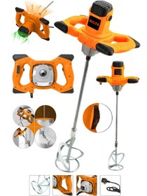 Resim Hilta Power Pro 4800 Watt Bakır Sargılı Devir Ayarlı Elektirikli Alçı Boya Ve Harç Karıştırıcı Mikser 