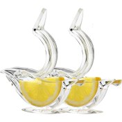 Resim Alchemy Craft Manuel Limon Sıkacağı, Akrilik Manuel Limon Dilimi Sıkacağı, Taşınabilir Şeffaf Meyve Sıkacağı, Kuş Şekli, El Sıkacağı (2 Adet) (Yurt Dışından) 