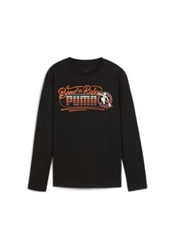 Resim Puma Çocuk Uzun Kollu Tişört Mid 90s Siyah 
