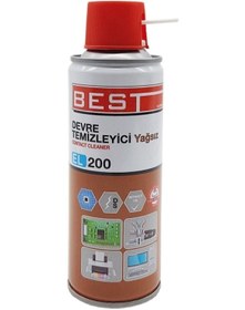 Resim Best El200 Contact Cleaner 200 ml Yağsız Devre Temizleyici Sprey 3 Adet 