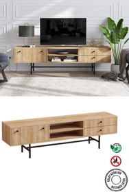 Resim Decormet Owen Tv Sehpası Safir Meşe 