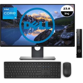 Resim Dell Optiplex 300MFF Intel I5 12500T 16GB 256GB SSD WINDOWS11PRO 23.8 Mon Mini Masaüstü Bilgisayar N011O3000MFF19+ZETTAUSBBELLEK 