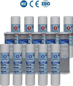 Resim Açık Kasa Su Arıtma Cihazı Uyumlu 3 Aşama Ekonomik Paket ( 5 Takım ) 