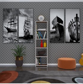 Resim Kenzlife Kitaplık Süper Ga 150*40*19 Cvz 5 Katlı Tek Bölme Çift Bölme Opsiyonlu Ofis Mutfak Banyo Dolabı Arkalıksız Çok Renkli 