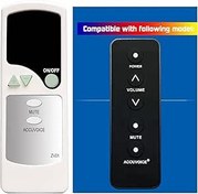 Resim ZVOX AccuVoice AV100 AV102 AV110 TV Hoparlör için Yedek Uzaktan Kumanda 