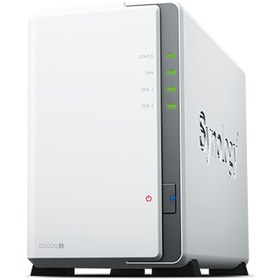Resim SYNOLOGY DISKSTATION DS220J 2 YUVALI NAS KİŞİSEL AĞ VERİ DEPOLAMA CİHAZI 