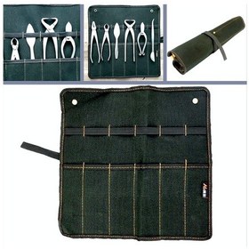 Resim Omeniv Kanvas Balıkçı Bonsai Bitki Alet Çantası Roll Çanta Bahçe 