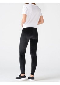 Resim Pucka Fashion Modabizimle Siyah Yüksek Bel Kadife Taytsiyahxl Siyah 