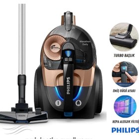 Resim Philips Etchx Yeni Seri ,XB7151 Marathon Daily Torbasiz Elektrikli Süpürge ,5 Yıl GARANTİ,900 W,hepa 13 